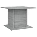 Miniatyrbillede 2 af 9: vidaXL sofabord 55,5x55,5x40 cm spånplade grå sonoma-eg