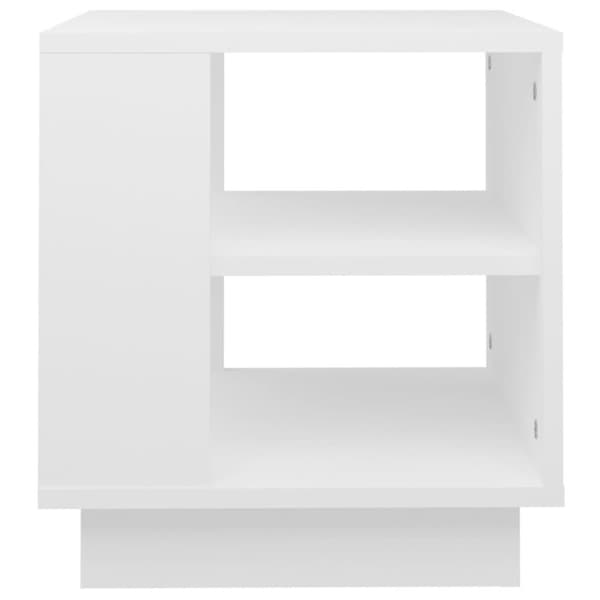 vidaXL Soffbord vit 40x40x43 cm konstruerat trä