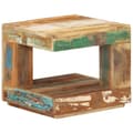 Miniatyrbilde 10 av 11: vidaXL Salongbord 45x45x40 cm gjenvunnet heltre