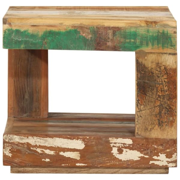 vidaXL Salongbord 45x45x40 cm gjenvunnet heltre