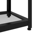 Miniatyrbillede 6 af 9: vidaXL sofabord 90x45x45 cm MDF og jern lysebrun og sort