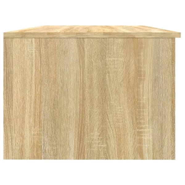 vidaXL Soffbord sonoma-ek 102x50x36 cm konstruerat trä