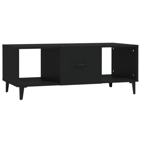 vidaXL Salongbord svart 102x50x40 cm konstruert tre