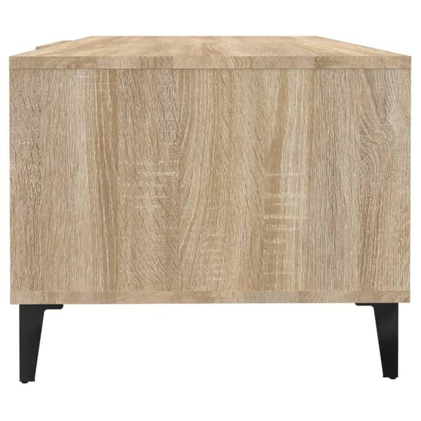 vidaXL Salongbord sonoma eik 102x50x40 cm konstruert tre