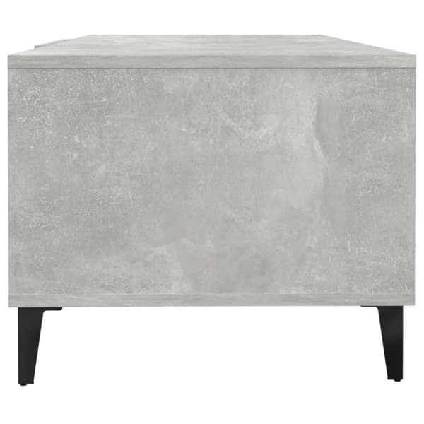 vidaXL Soffbord betonggrå 102x50x40 cm konstruerat trä
