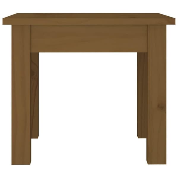 vidaXL Salongbord honningbrun 35x35x30 cm heltre furu