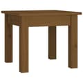 Miniatyrbilde 1 av 8: vidaXL Salongbord honningbrun 35x35x30 cm heltre furu