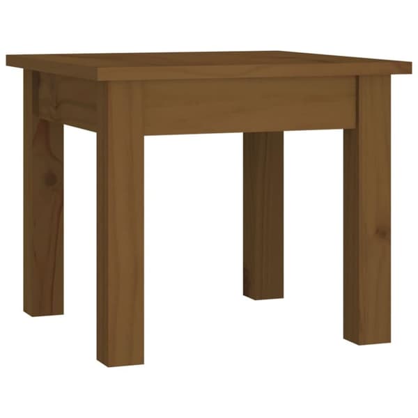 vidaXL Salongbord honningbrun 35x35x30 cm heltre furu