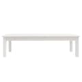 Miniatyrbild 3 av 9: vidaXL Soffbord vit 110x50x30 cm massiv furu