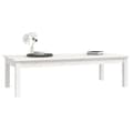 Miniatyrbild 6 av 9: vidaXL Soffbord vit 110x50x30 cm massiv furu