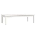 Miniatyrbild 1 av 9: vidaXL Soffbord vit 110x50x30 cm massiv furu