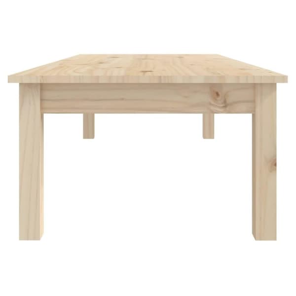 vidaXL Soffbord 110x50x30 cm massiv furu