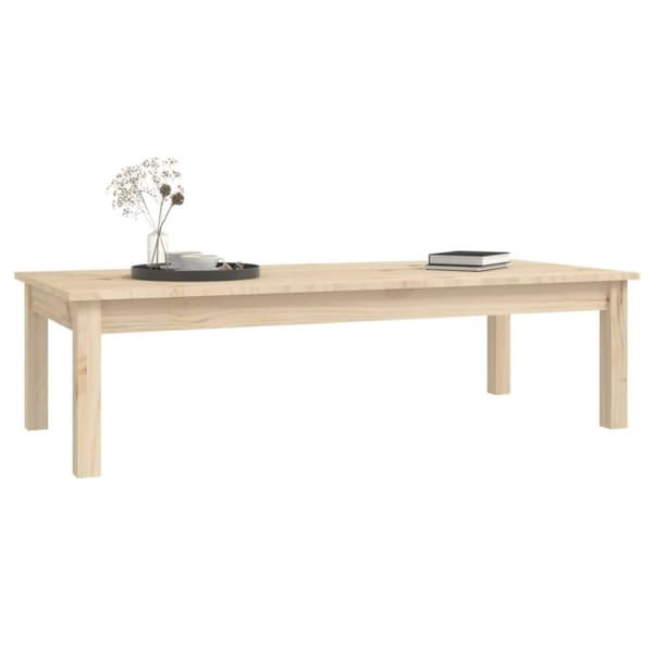 vidaXL Soffbord 110x50x30 cm massiv furu