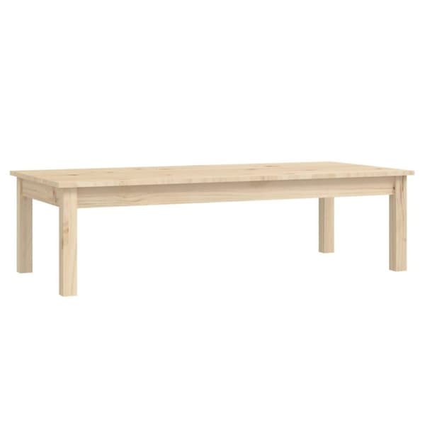 vidaXL Salongbord 110x50x30 cm heltre furu