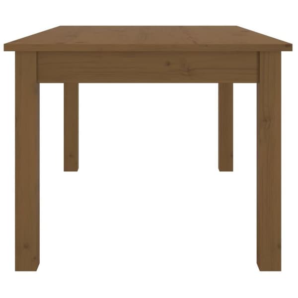 vidaXL Salongbord honningbrun 80x50x40 cm heltre furu