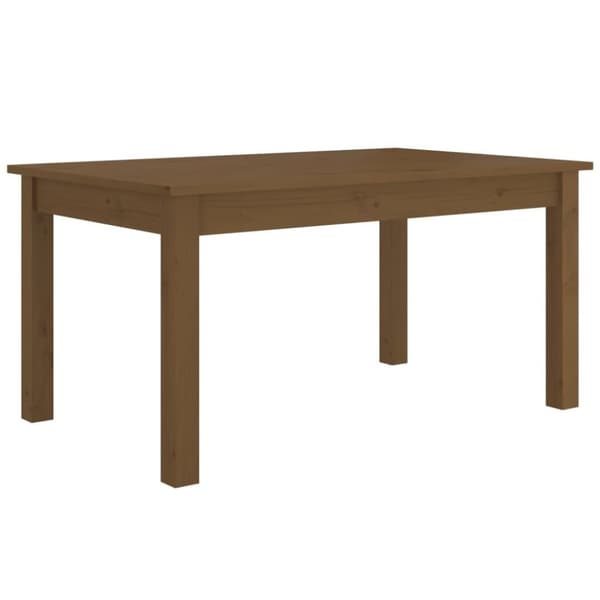 vidaXL Salongbord honningbrun 80x50x40 cm heltre furu