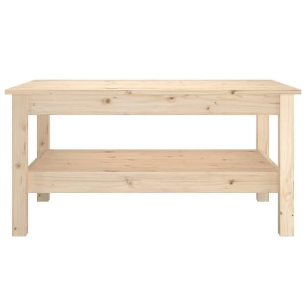 vidaXL Salongbord 80x50x40 cm heltre furu