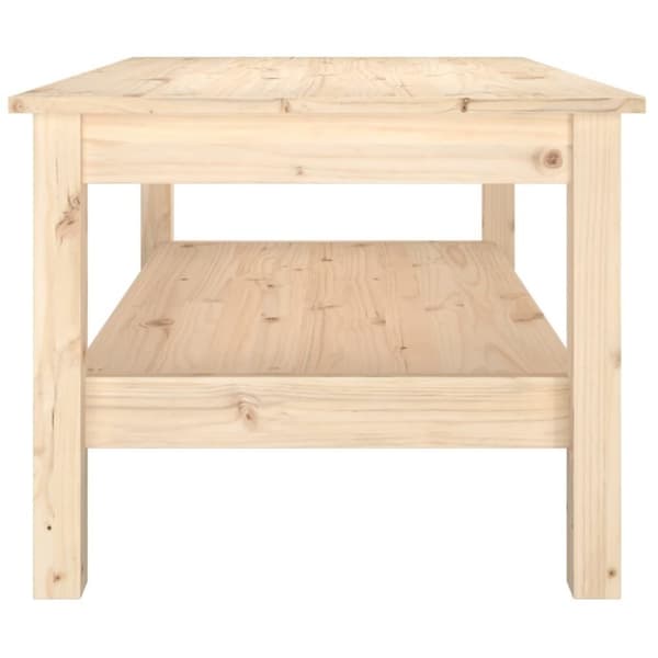 vidaXL Salongbord 80x50x40 cm heltre furu
