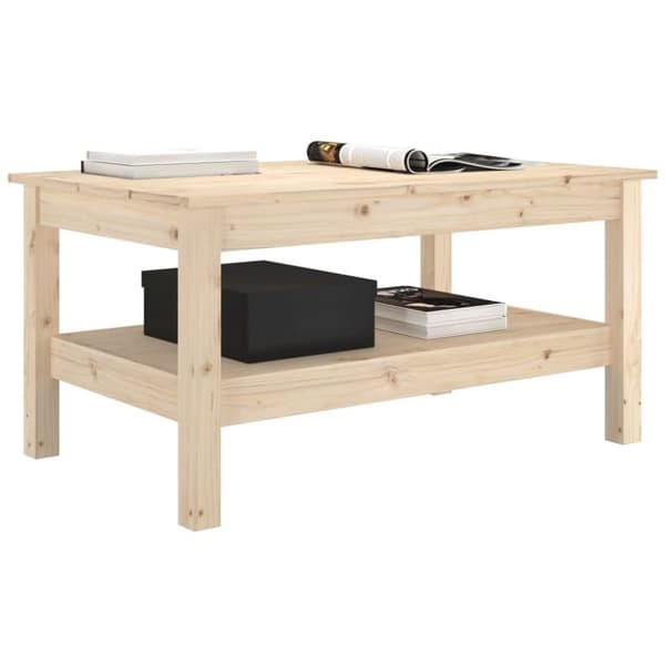 vidaXL Salongbord 80x50x40 cm heltre furu