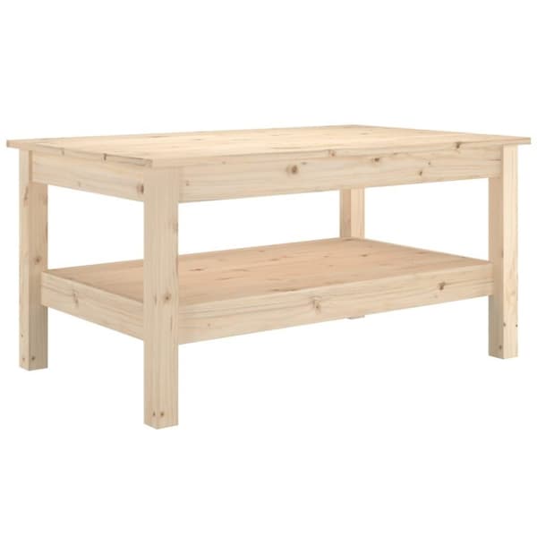 vidaXL Salongbord 80x50x40 cm heltre furu