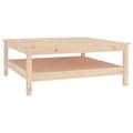 Miniatyrbilde 1 av 8: vidaXL Salongbord 100x100x40 cm heltre furu