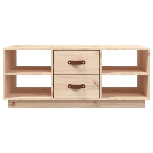 vidaXL Soffbord 100x50x41 cm massivt furu