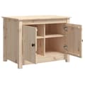 Miniatyrbilde 7 av 11: vidaXL Salongbord 71x49x55 cm heltre furu