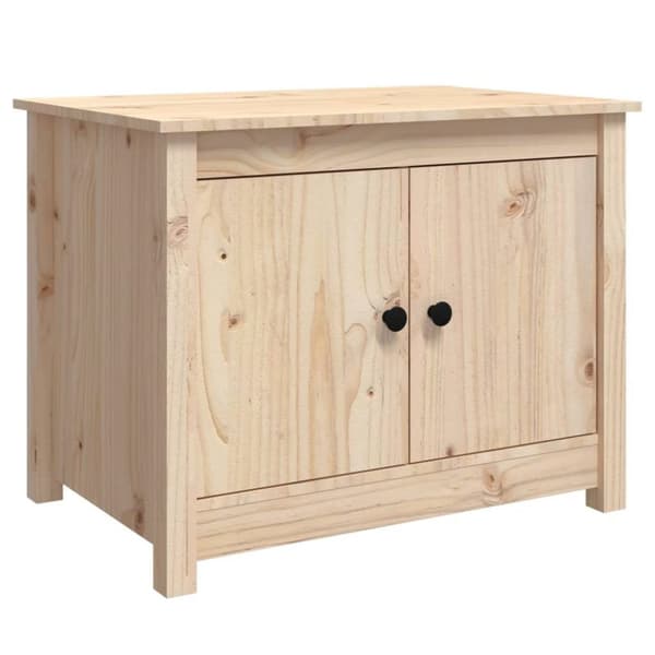 vidaXL Salongbord 71x49x55 cm heltre furu