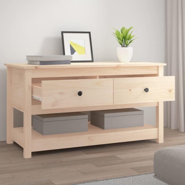vidaXL Soffbord 102x49x55 cm massiv furu