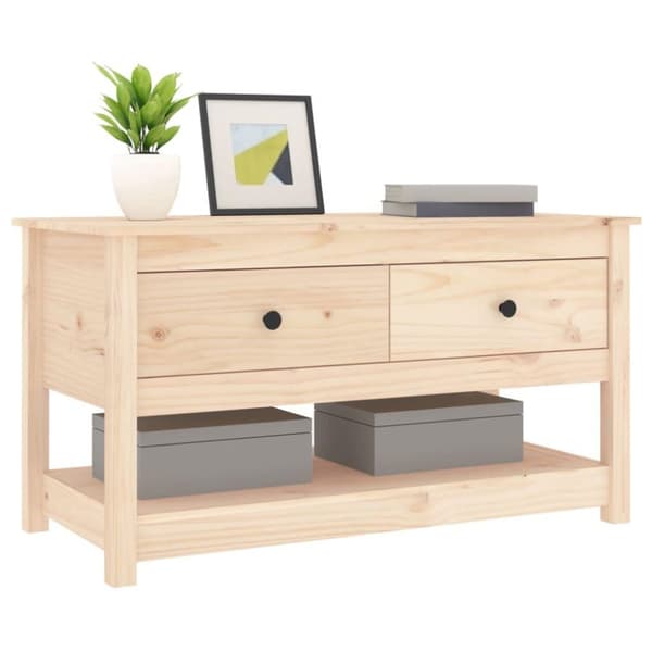 vidaXL Soffbord 102x49x55 cm massiv furu
