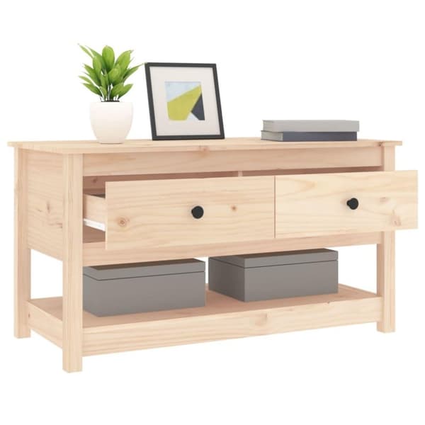 vidaXL Soffbord 102x49x55 cm massiv furu
