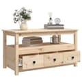 Miniatyrbild 5 av 11: vidaXL Soffbord 102x49x55 cm massiv furu