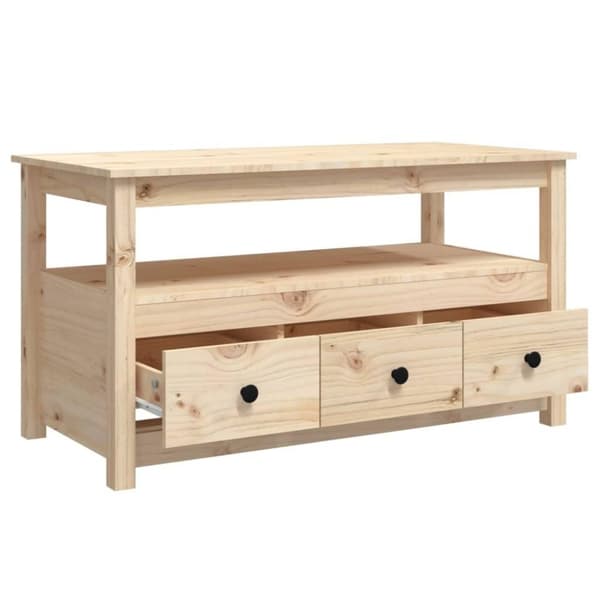 vidaXL Soffbord 102x49x55 cm massiv furu