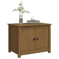 Miniatyrbilde 4 av 11: vidaXL Salongbord honningbrun 71x49x55 cm heltre furu