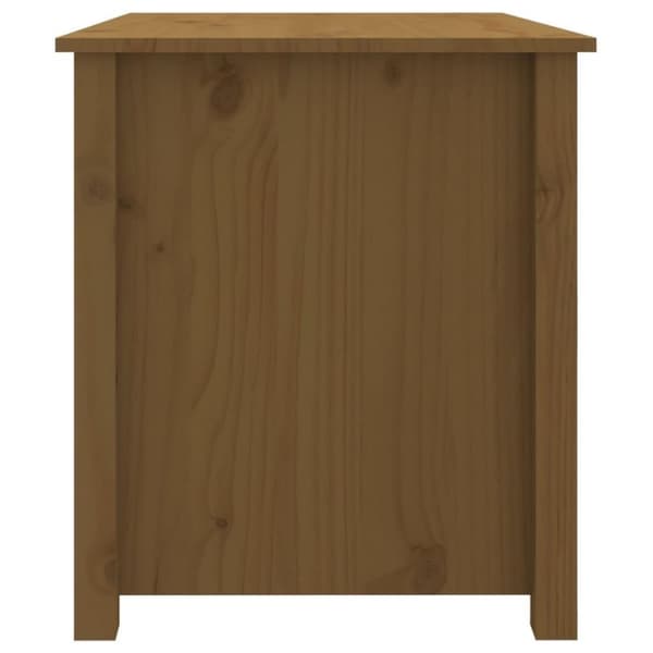 vidaXL Salongbord honningbrun 71x49x55 cm heltre furu