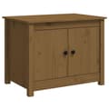 Miniatyrbilde 1 av 11: vidaXL Salongbord honningbrun 71x49x55 cm heltre furu
