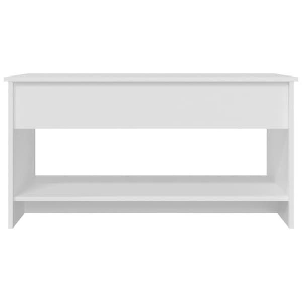 vidaXL sofabord 102x50x52,5 cm konstrueret træ hvid