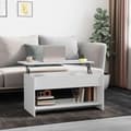 Miniatyrbillede 9 af 10: vidaXL sofabord 102x50x52,5 cm konstrueret træ hvid