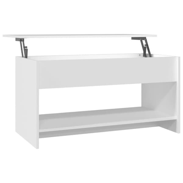 vidaXL sofabord 102x50x52,5 cm konstrueret træ hvid