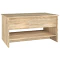 Miniatyrbillede 5 af 10: vidaXL sofabord 80x50x40 cm konstrueret træ sonoma-eg