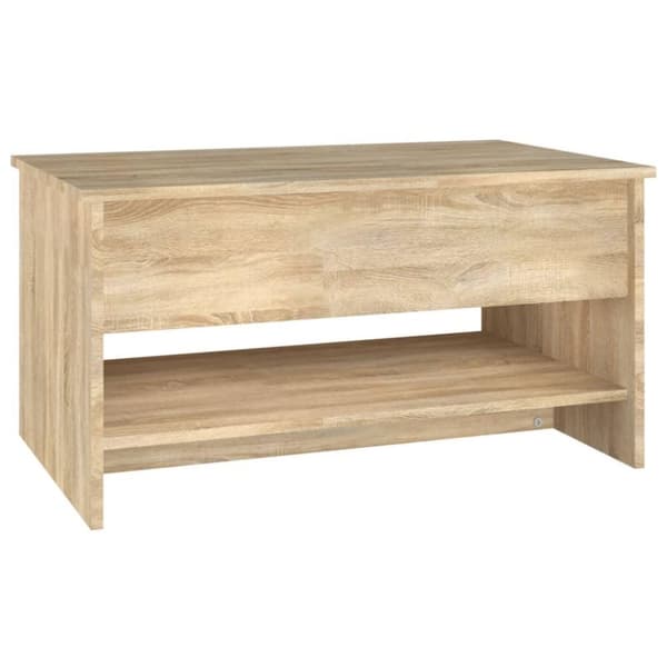 vidaXL sofabord 80x50x40 cm konstrueret træ sonoma-eg