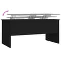 Miniatyrbillede 7 af 10: vidaXL sofabord 102x50,5x46,5 cm konstrueret træ sort