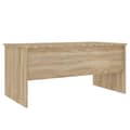 Miniatyrbillede 5 af 10: vidaXL sofabord 102x50,5x46,5 cm konstrueret træ sonoma-eg