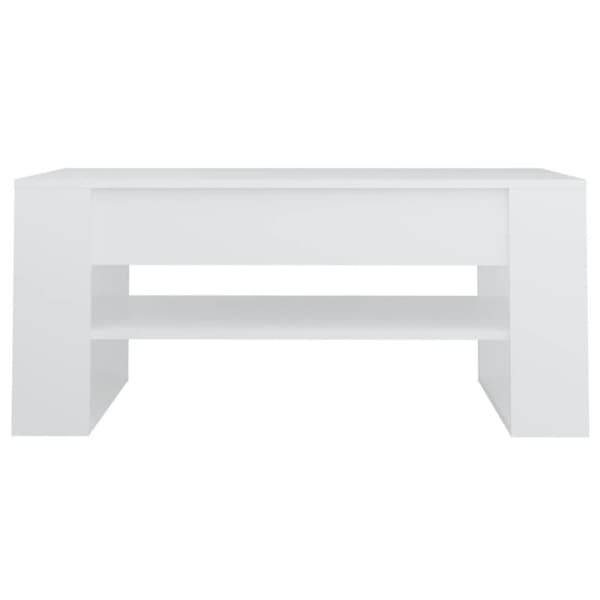 vidaXL sofabord 102x55x45 cm konstrueret træ hvid