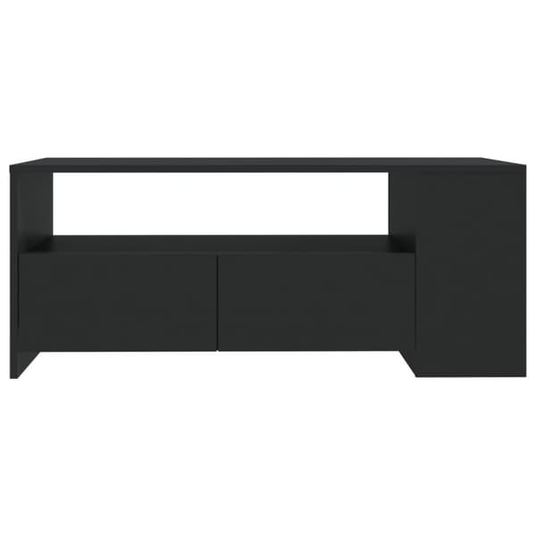 vidaXL sofabord 102x55x42 cm konstrueret træ sort