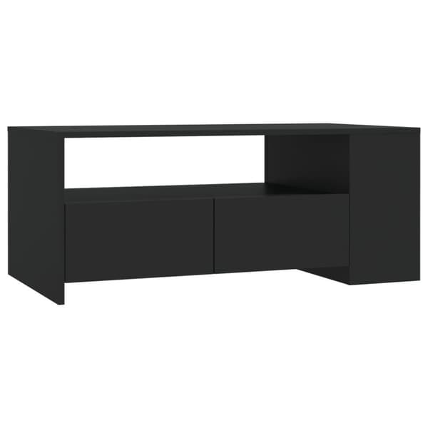 vidaXL sofabord 102x55x42 cm konstrueret træ sort