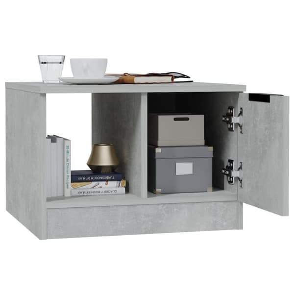 vidaXL sofabord 50x50x36 cm konstrueret træ betongrå