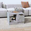 Miniatyrbillede 8 af 9: vidaXL sofabord 50x50x36 cm konstrueret træ betongrå