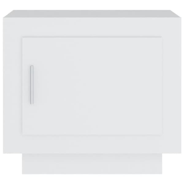 vidaXL sofabord 51x50x45 cm konstrueret træ hvid