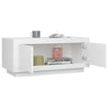 Miniatyrbillede 4 af 9: vidaXL sofabord 102x50x45 cm konstrueret træ hvid